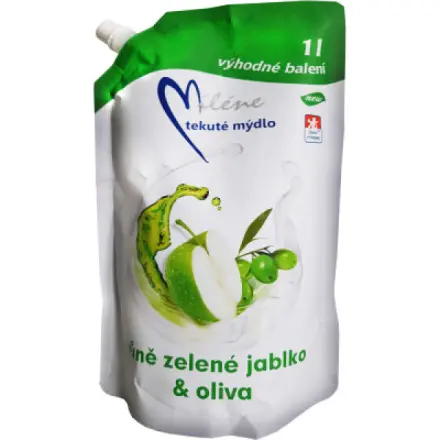 Miléne Zelené jablko a oliva tekuté mýdlo, 1 l