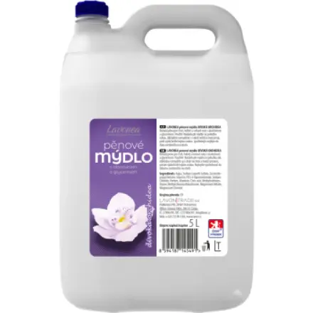 LAVON trade s.r.o. Lavon pěnové mýdlo Divoká Orchidea 5 l