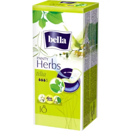 Bella Slipové vložky Panty Herbs Tilia Multiform 18 ks