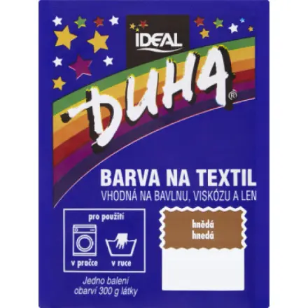 Duha barva na textil č.23 - 15g Hnědá
