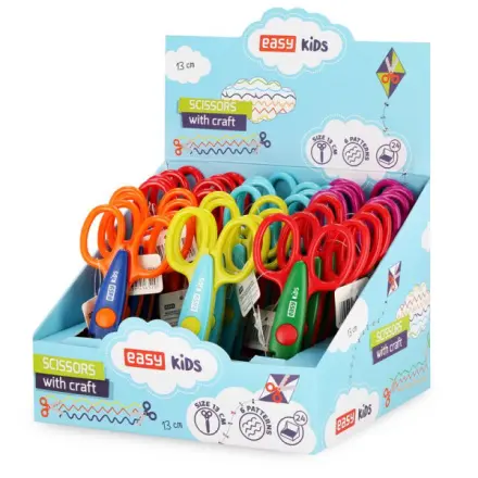 Easy Ozdobné dětské nůžky - různé barvy - 13 cm, 1ks, S941652