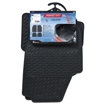 Compass Koberce gumové PERFECT FIT P4 sada 4ks, Škoda Fabia II 2007-2015, 04242
