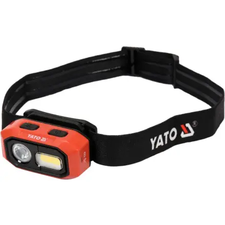 Yato Svítilna čelovka COB/OSRAM LED 480lm, YT-08592