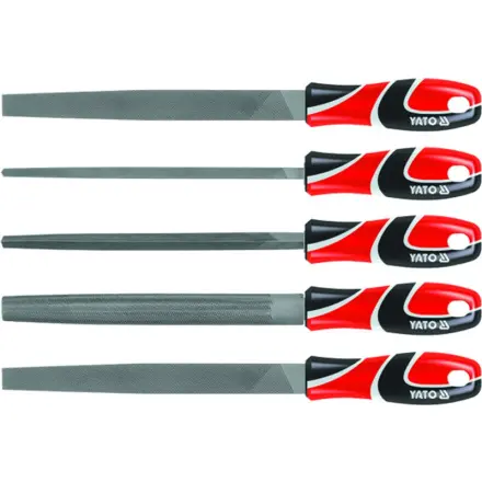 Yato Sada pilníků zámečnických 250 mm 5 ks, YT-6238