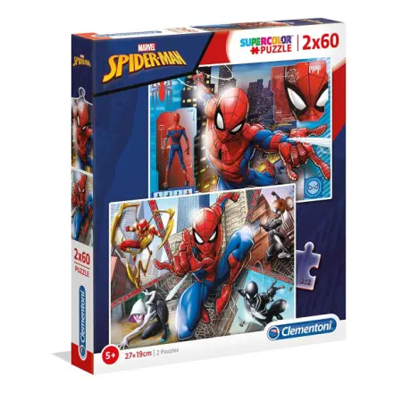 Puzzle Spiderman: Do akce 2x60 dílků - Clementoni