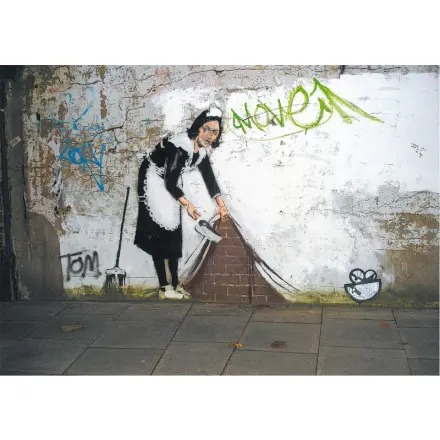 Puzzle Banksy - Maid 1000 dílků