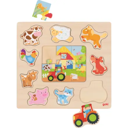 Zvířátka z farmy - puzzle z kategorie Maxi dieliky