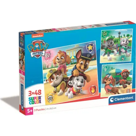 Puzzle Tlapková patrola 3x48 dílků - Clementoni