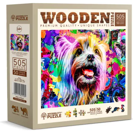 Pop Art Jorkšírský teriér - puzzle z kategorie Zvieratá
