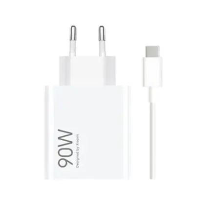 Rychlonabíječka Xiaomi MDY-15-EK USB-A 90W + datový kabel USB-C 6A White