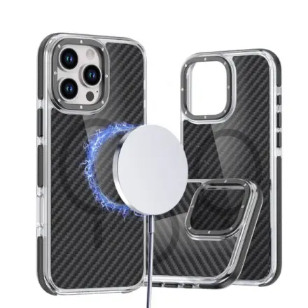 Forcell Case for Samsung A57 5G Fiber compatible with MagSafe black 312407
