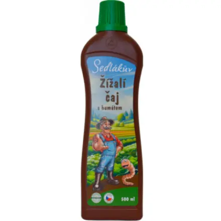 Biom Sedlákův žížalí čaj s humátem 100 % bio, 500ml