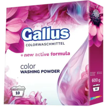GALLUS prací prášek BOX na barevné prádlo 10 PD