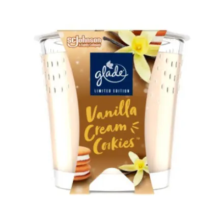 S.c.johnson Glade svíčka vonná Vanilla Cream Cookies, 112 g