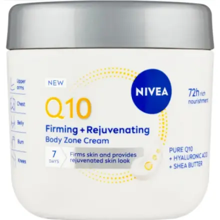 Nivea krém Soft kelímek 400ml Q10 Zpevňující remodelační