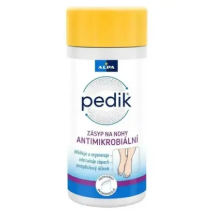 Alpa Pedik s antimikrobiální přísadou zásyp na nohy 100 g