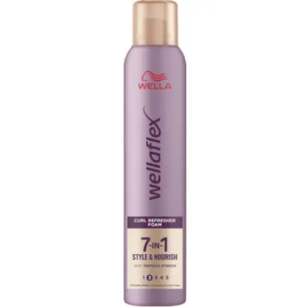 Wellaflex Style & Nourish 7v1 pěnové tužidlo, fixace 2, 200 ml