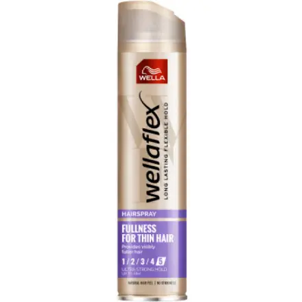 Wellaflex Fullness ultra strong lak na vlasy 250 ml No.5