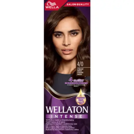 Wella Krémová barva na vlasy Wellaton 4/0 Středně hnědá