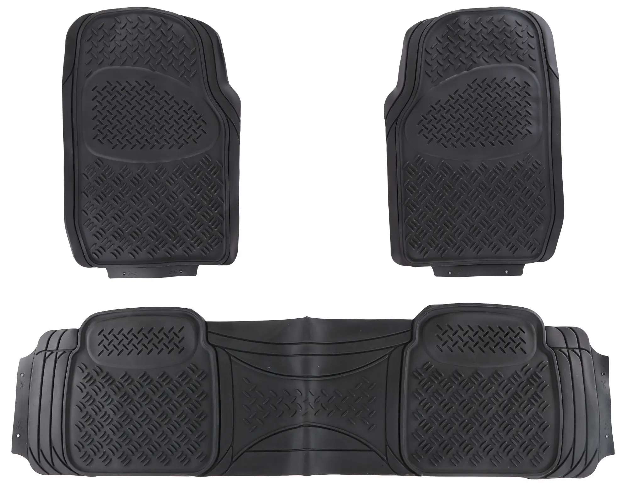 Sixtol Univerzální gumové autokoberce CAR MAT UNI SET 2, komplet, 3ks