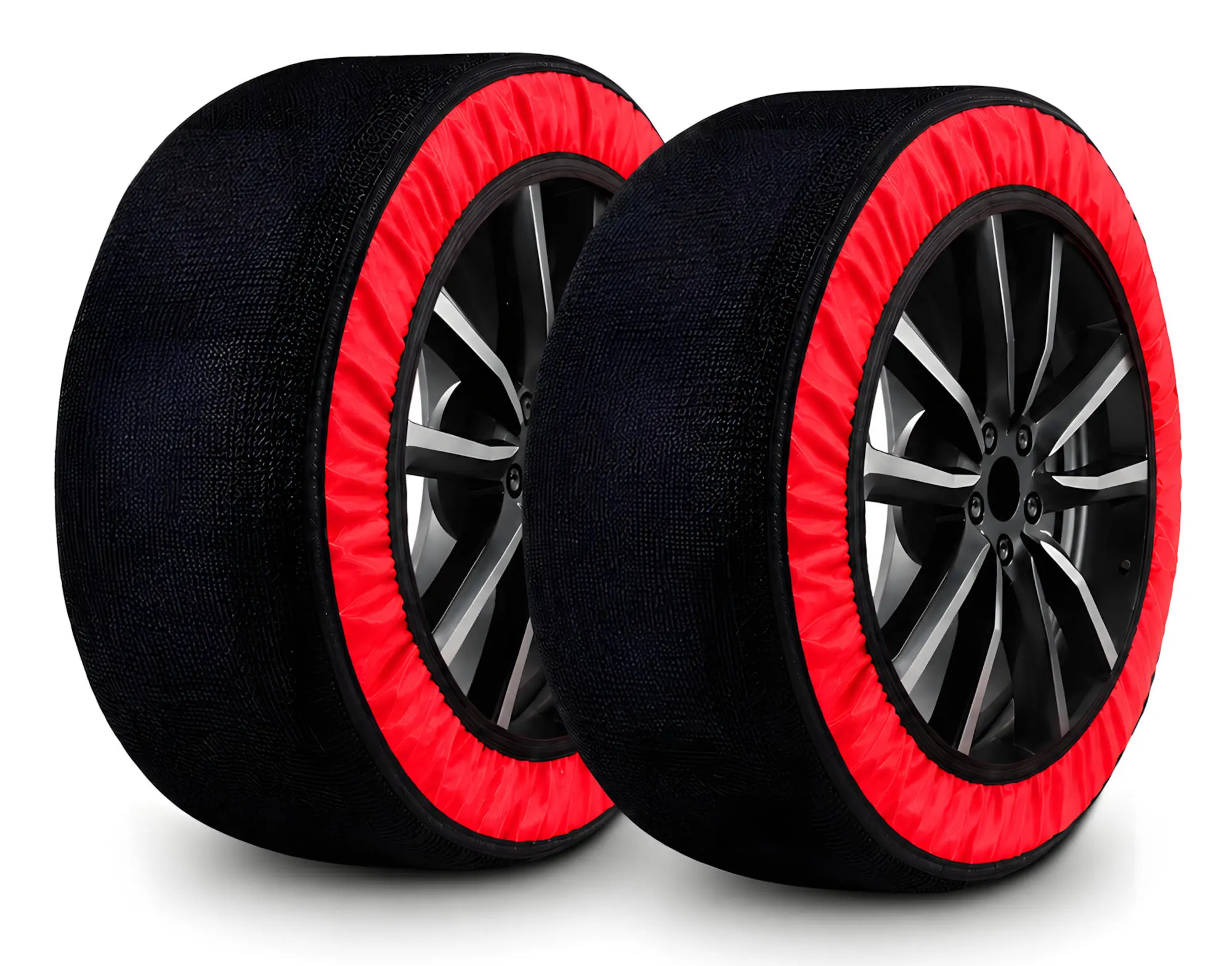 Sixtol Sněhové řetězy na pneumatiky CAR SNOW TIRE CHAIN M, 13"-19", textilní, 2 ks