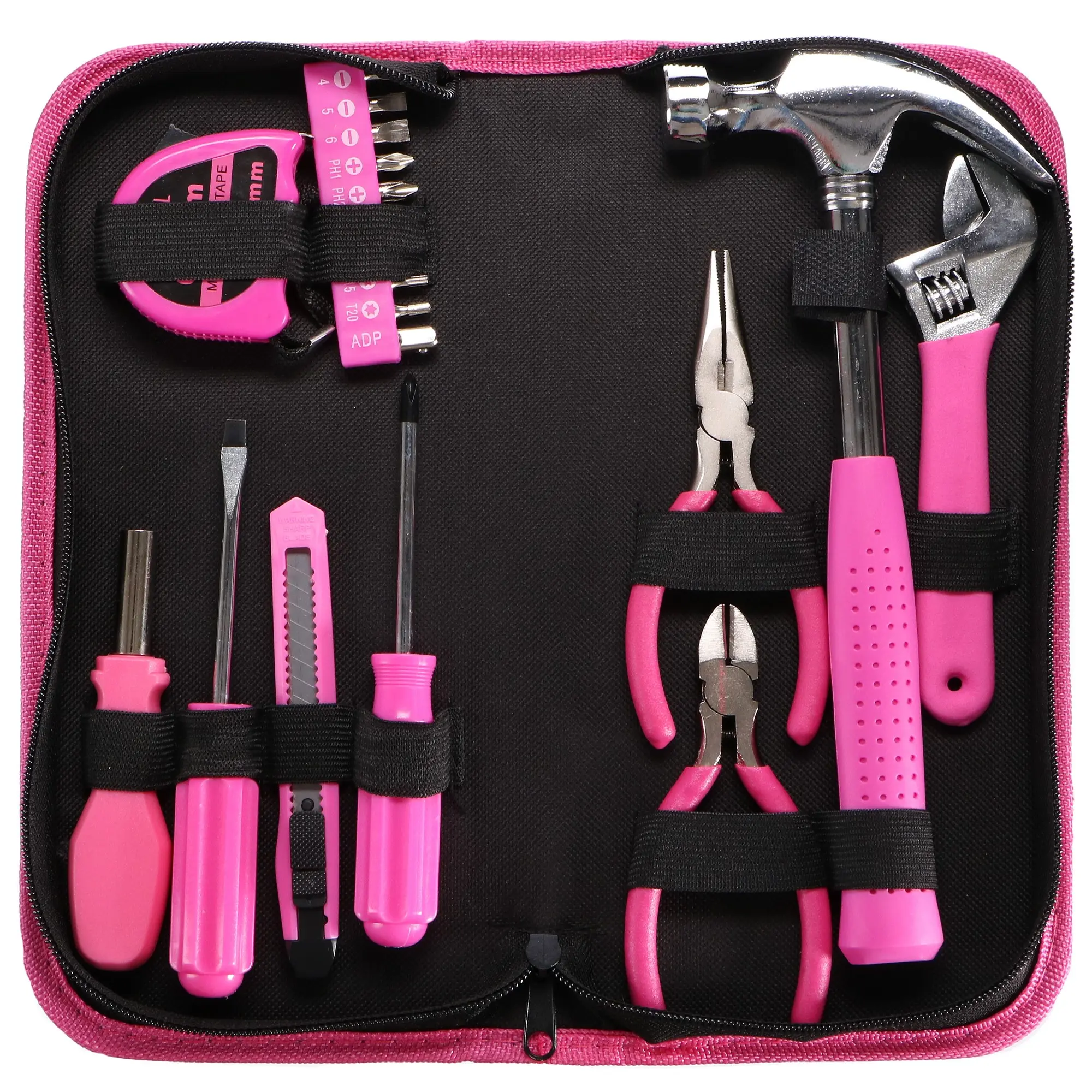 LADY - sada nářadí HOME PINK, 20 dílů - SIXTOL