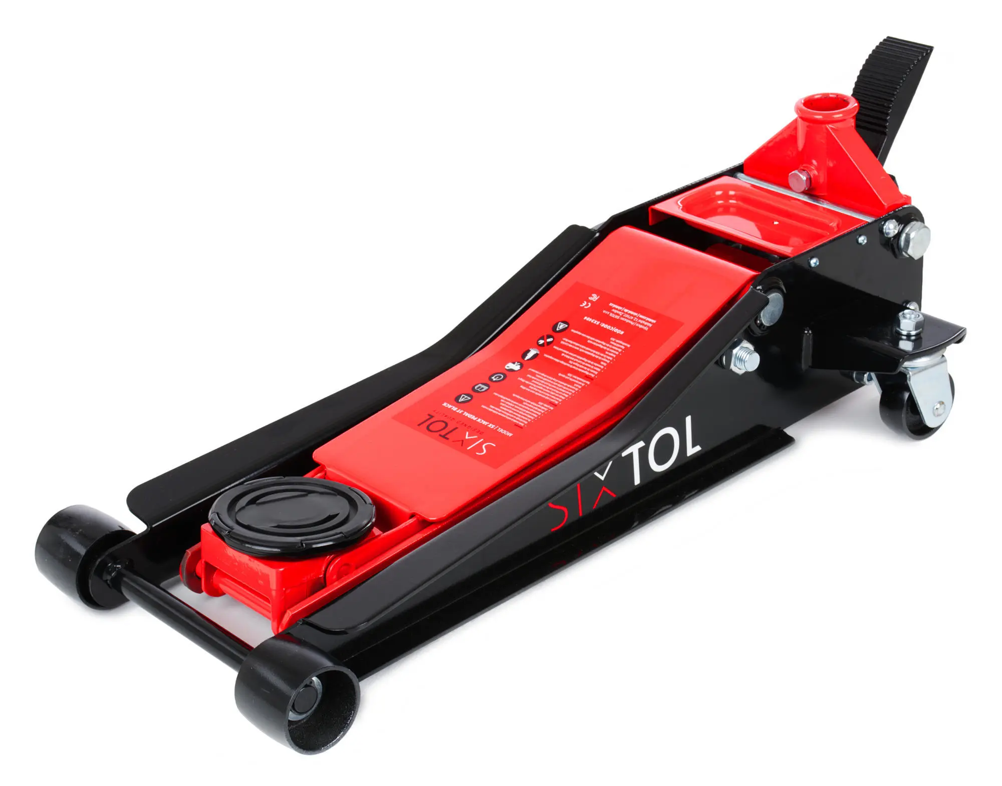 Sixtol Pojízdný hydraulický zvedák heavy-duty 3T nízkoprofilový, s pedálem SX JACK PEDAL 3T BLACK