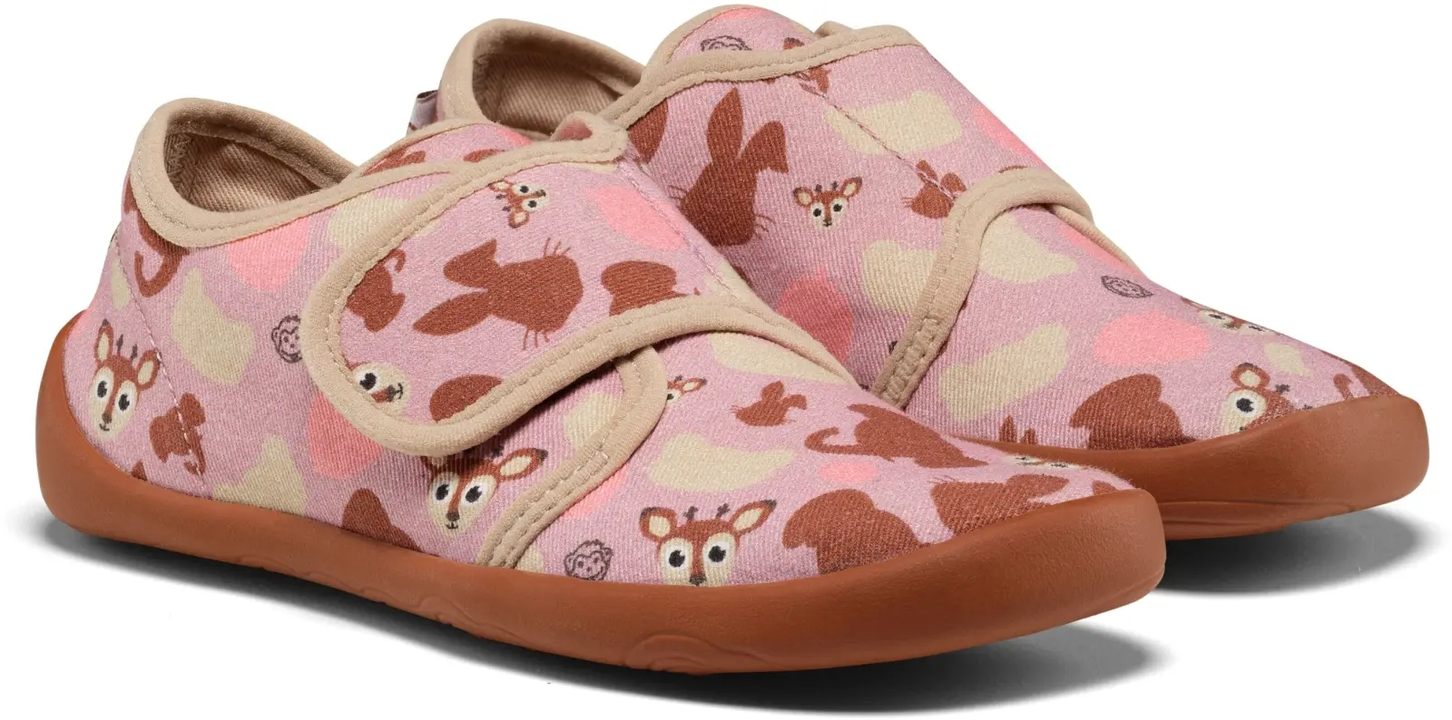 Dětské nazouvací barefoot boty Affenzahn Slipper Cotton Movy - Deer 26