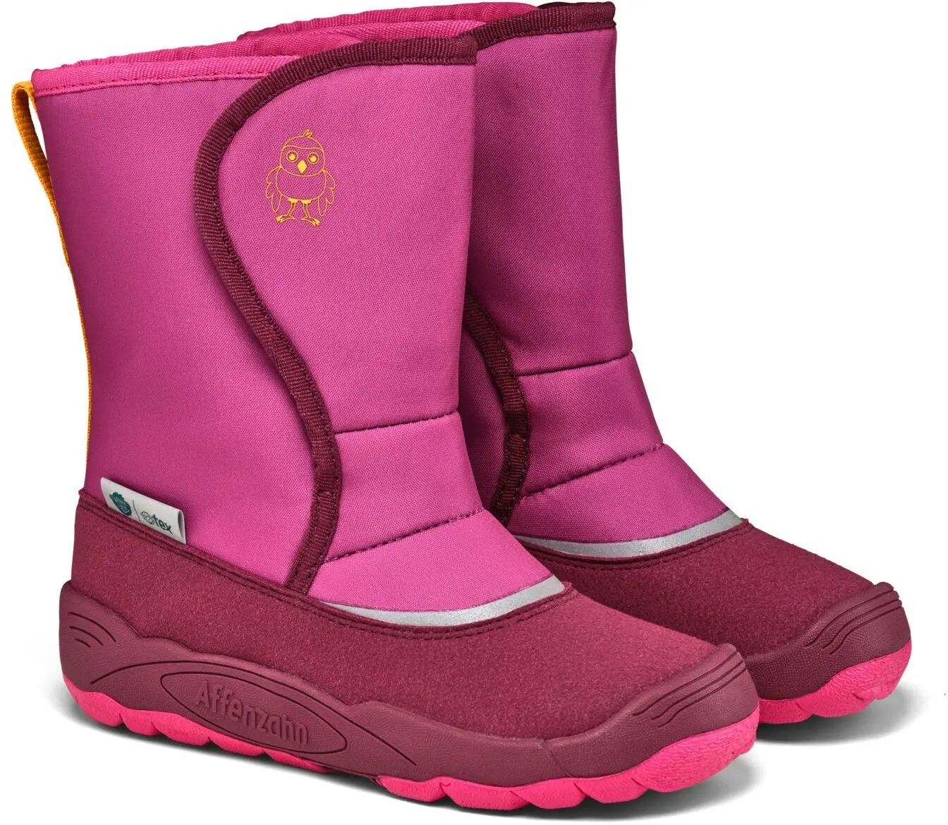 Dětské barefoot sněhule Affenzahn Snowboot Vegan Freezy Bird 24