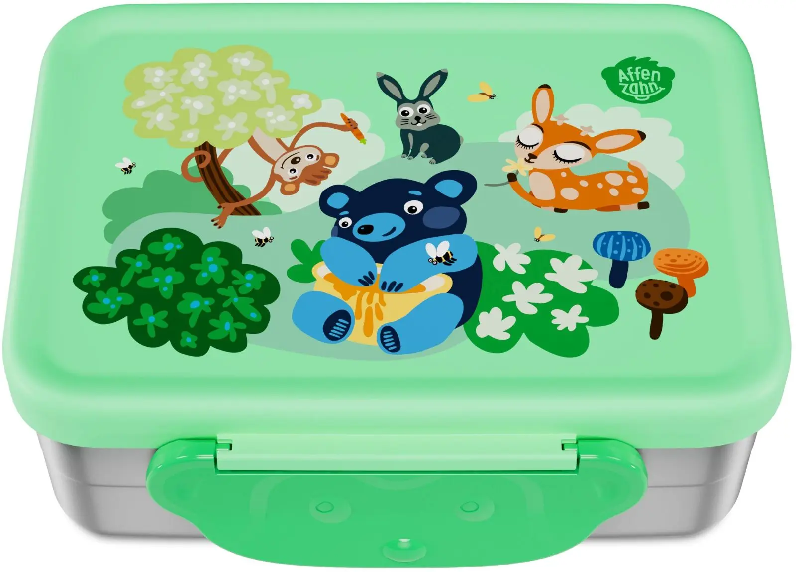 Svačinový box Affenzahn Stainless Steel Lunchbox - Mighty meadow