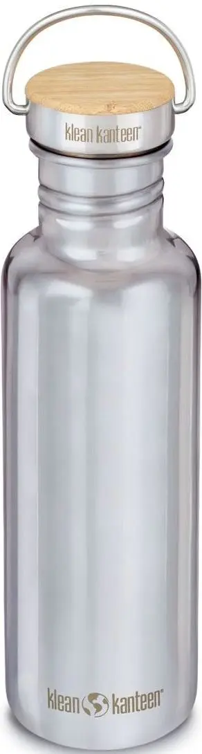 Nerezová lahev Klean Kanteen Reflect 27oz (w/Bamboo Cap) - mirrored stainless 800 ml uni