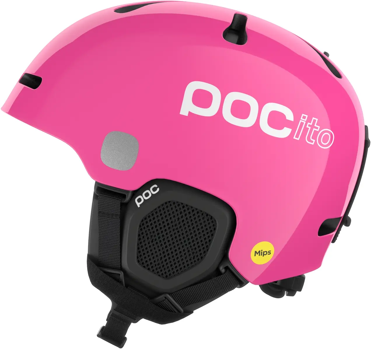 Dětská lyžařská helma POCito Fornix MIPS - Fluorescent Pink 55-58
