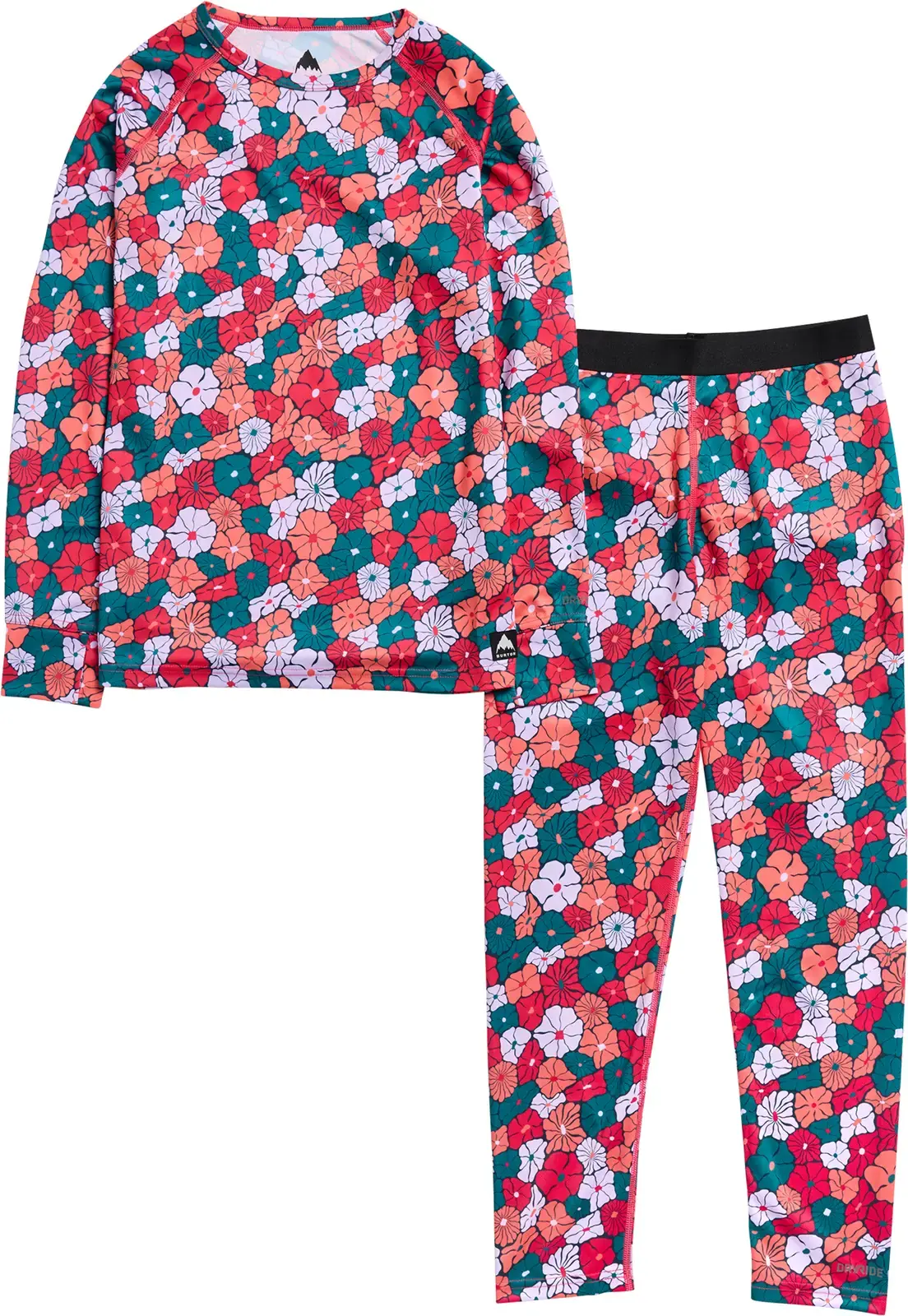 Dětské funkční prádlo Burton Kids' Lightweight Base Layer Set - pop floral 152