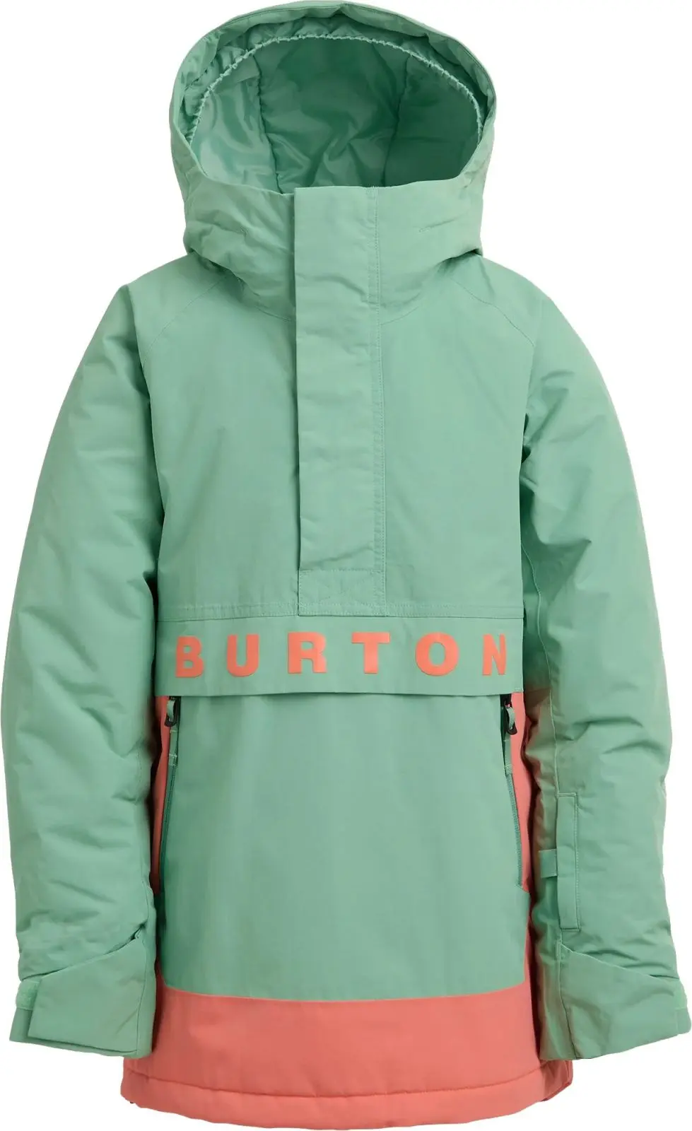 Dětská lyžařská bunda Burton Kids' Frostner 2L Anorak Jacket - soft sage/peach echo 164-170