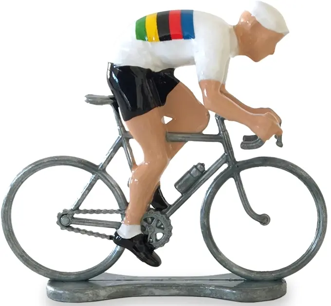 Figurka cyklisty Bernard & Eddy World Champion sprint cycĺist Oscar uni