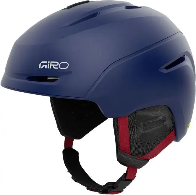 Dětská lyžařská helma Giro Neo Jr. MIPS - Mat Blue/Red M-(55.5-59)