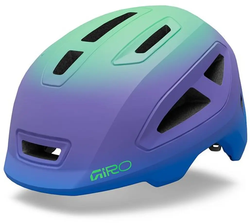 Giro Scamp II Mat Blue Jewel/Vivid Green Fade 45-49 2026