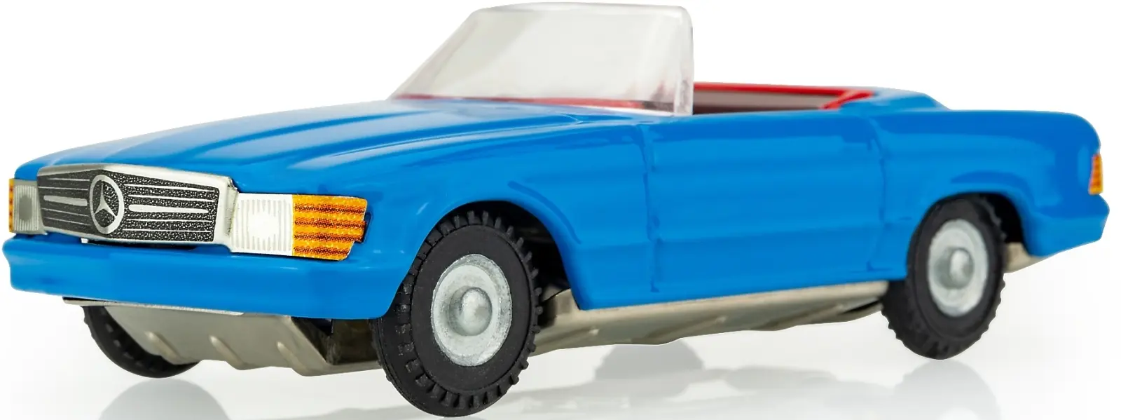 Dětská plechová hračka KOVAP - MERCEDES Cabrio modrý uni