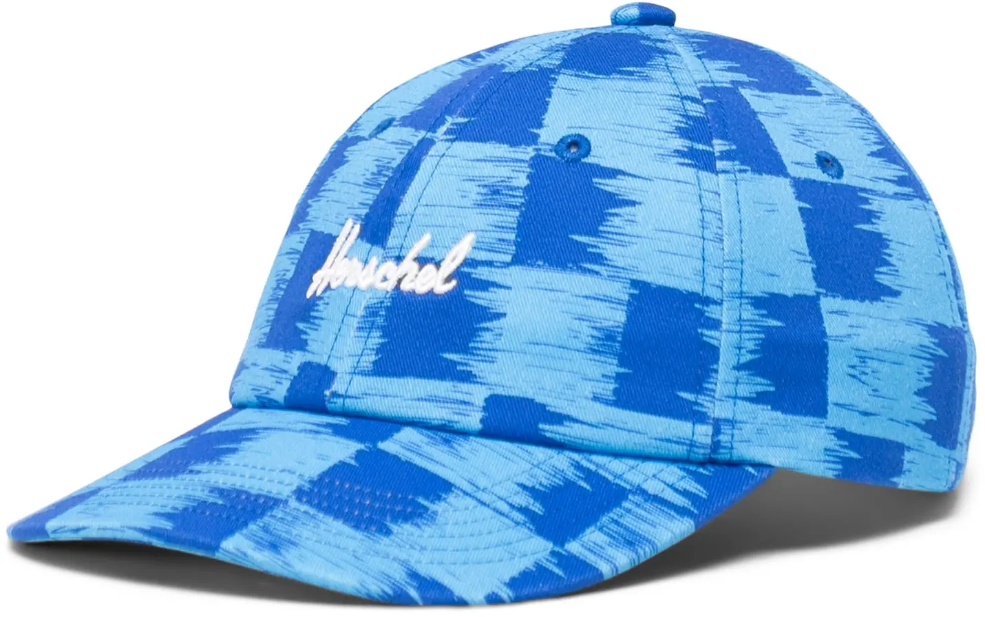 Dětská kšiltovka Herschel Sylas Kids Cap - Check Yourself Dazzling Blue uni