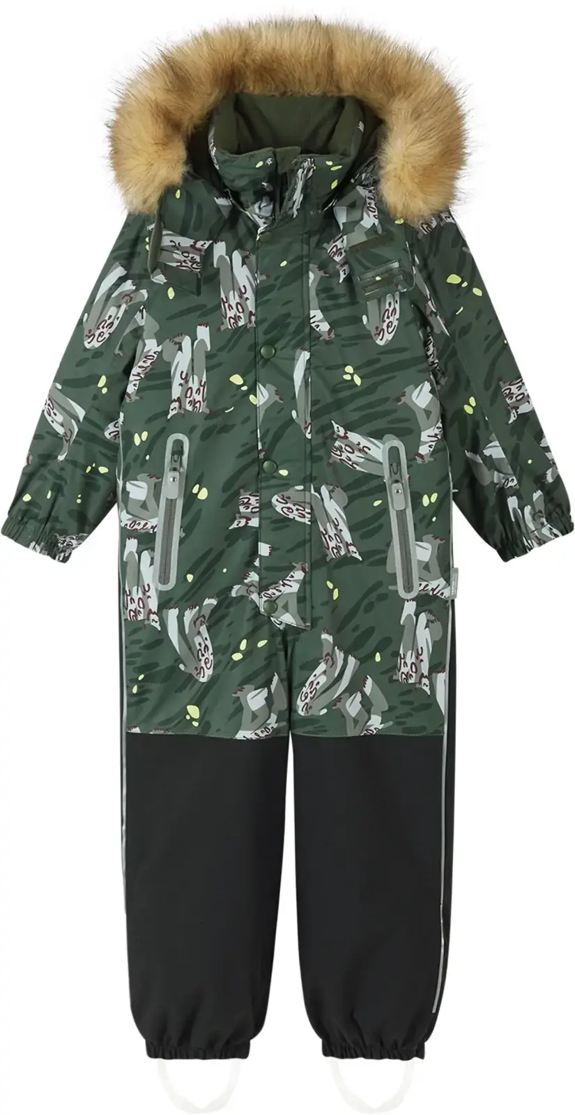 Dětská zimní kombinéza s membránou Reima Kipina - thyme green 116