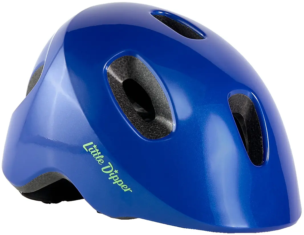 Dětská cyklistická helma Bontrager Little Dipper Children's Bike Helmet - alpine blue/vis green 46-50