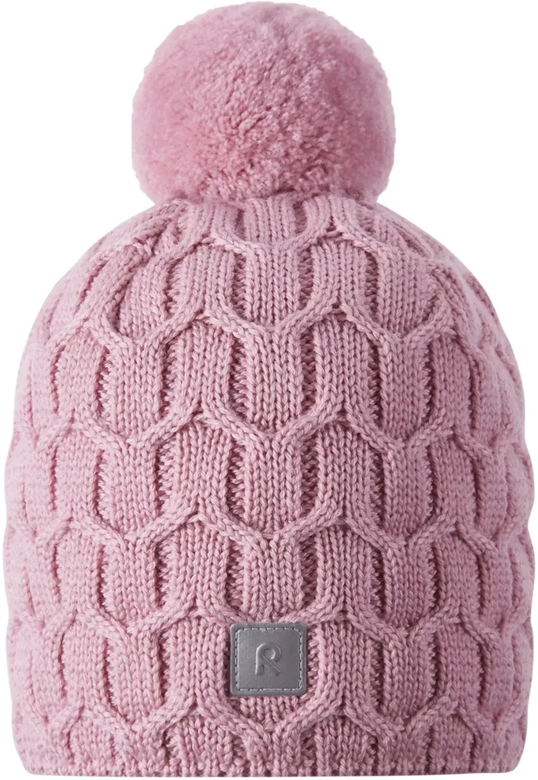 Dětská zimní čepice Reima Nyksund - grey pink 50