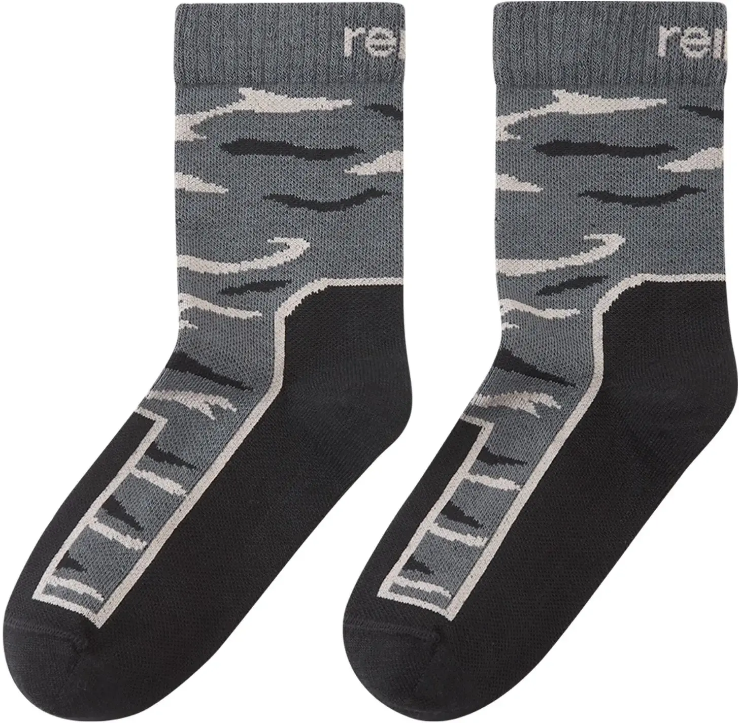 Dětské ponožky Reima Kuivilla - soft black 34-37