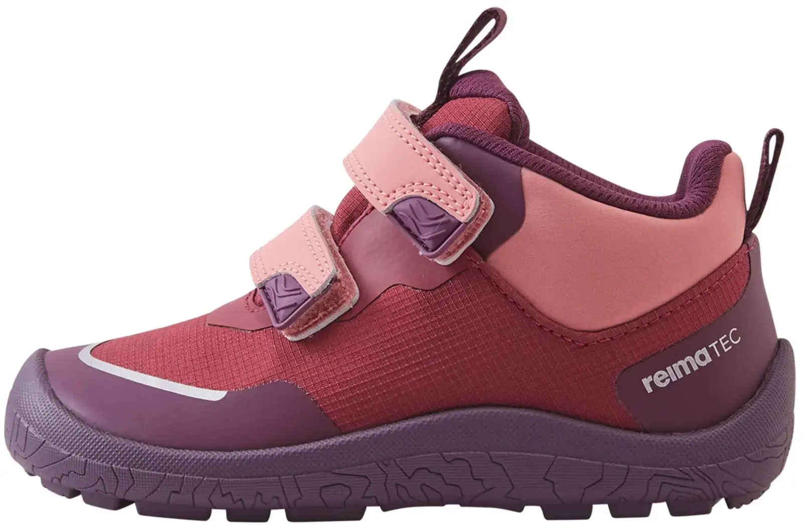 Dětské barefoot boty s membránou Reima Viikari - maroon 28
