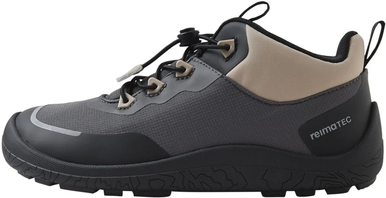 Dětské barefoot boty s membránou Reima Sankari - Soft black 39