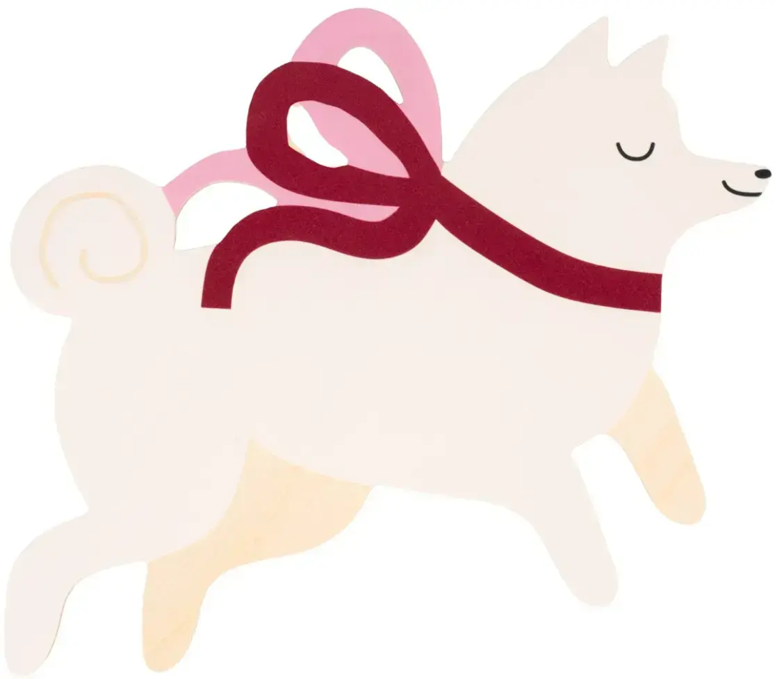 Ozdoba na zeď Milin Marshmallow the Samoyed uni
