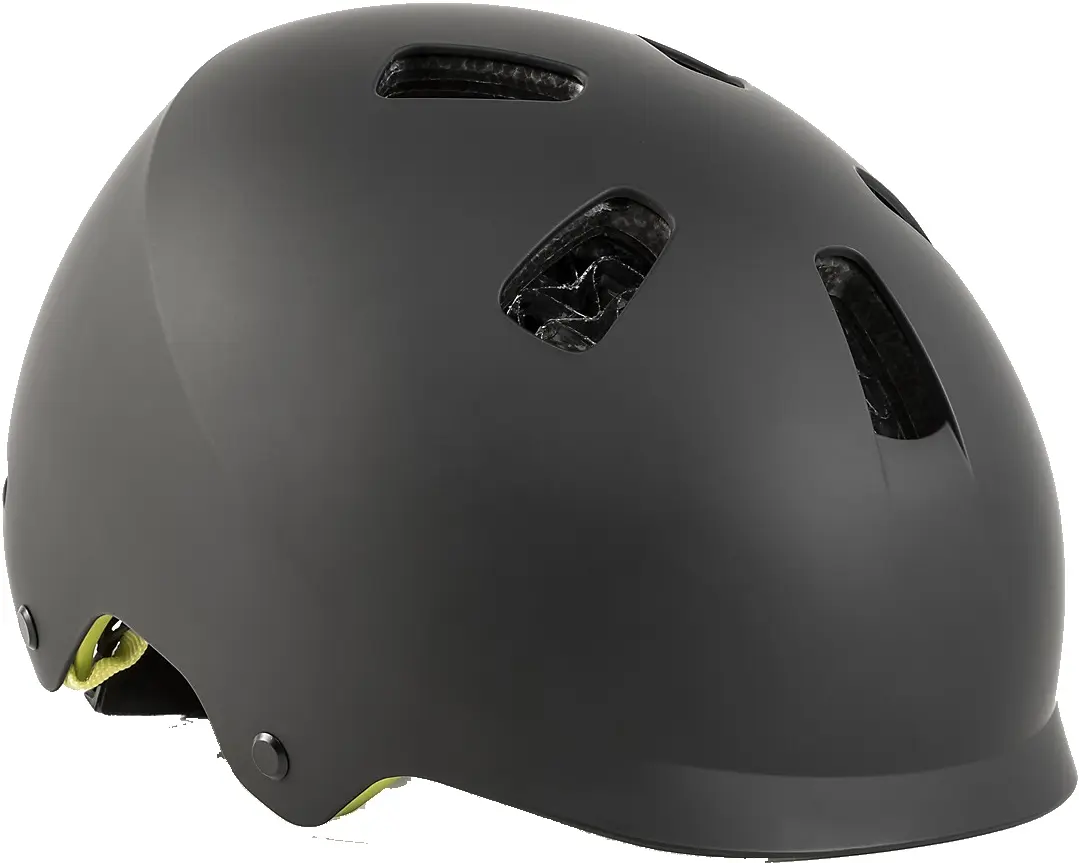Dětská cyklistická přilba Bontrager Jet WaveCel Youth - black/volt 50-55
