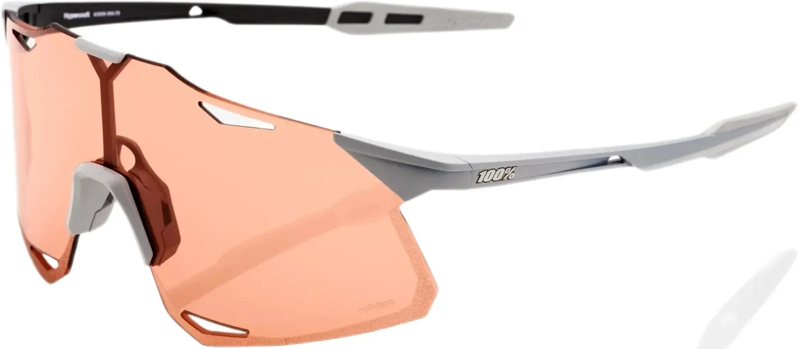Sluneční brýle 100% Hypercraft - Matte Stone Grey - Hiper Coral Lens uni