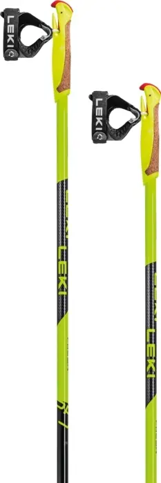 Juniorské běžkařské hole Leki PRC Junior - neon yellow/black/llight anthracite 115