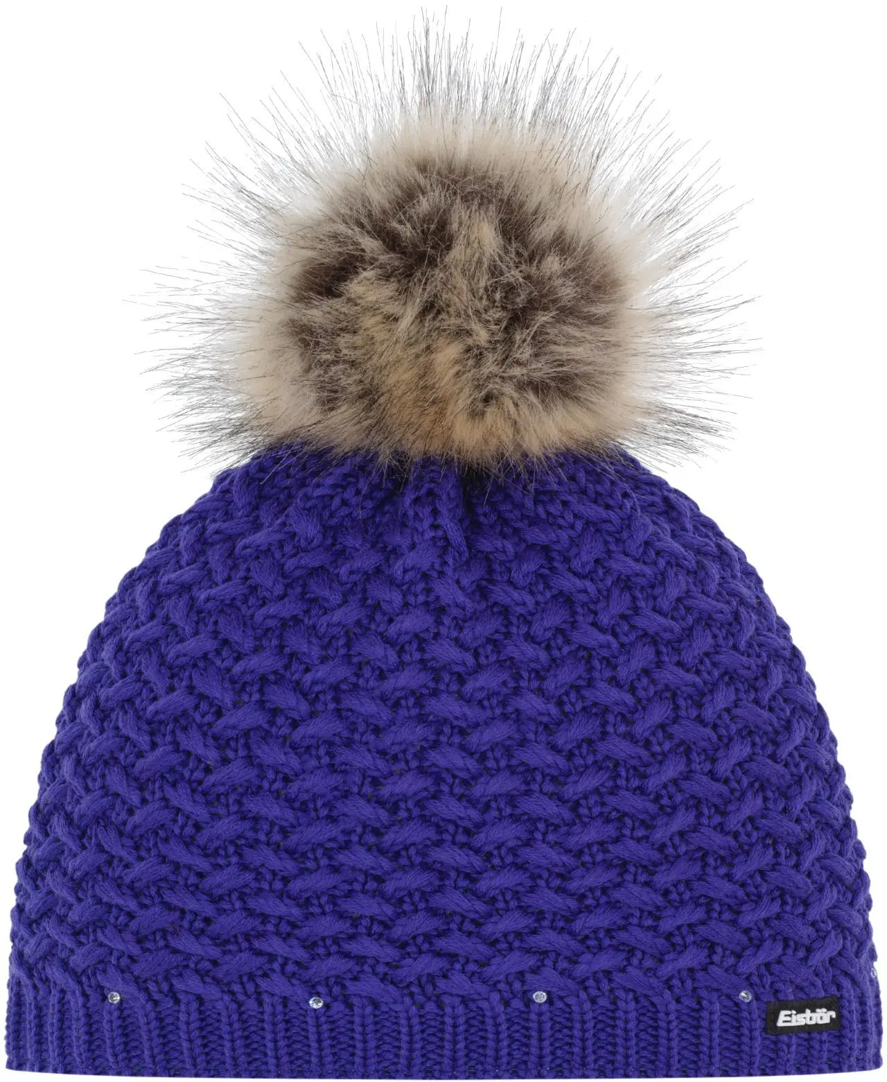 Dětská zimní čepice Eisbär Shanita Lux Crystal MÜ kids - ultra violet/grau uni